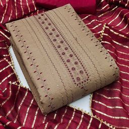 KALINI Floral Embroidered Unstitched Dress Material-image-76