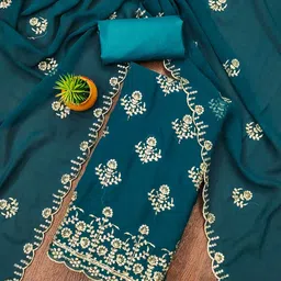 KALINI Embroidered Unstitched Dress Material-image-41