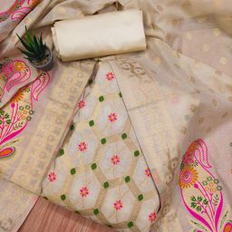LeeliPeeri Designer Soft Cotton Unstitched Dress Material-image-38