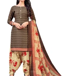MANVAA Ethnic Motifs Printed Unstitched Dress Material-image-43