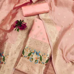 LeeliPeeri Designer Unstitched Dress Material-image-47