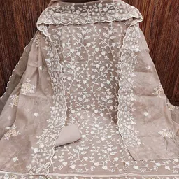 Peachmode Embroidered Unstitched Dress Material-image-98