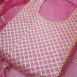 Peachmode Embroidered Unstitched Dress Material-image-16