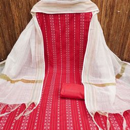 LeeliPeeri Designer Ethnic Motifs Printed Cotton Jacquard Unstitched Dress Material-image-96