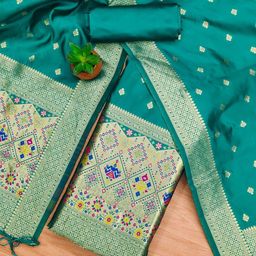 JATRIQQ Art Silk Unstitched Dress Material-image-39