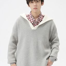 StyleCast Men Ribbed Hooded Long Sleeves Pullover-picture-41