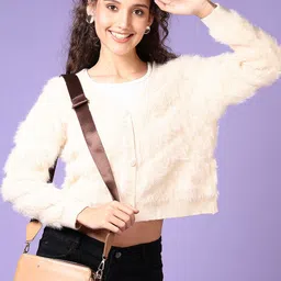 V-Mart Women Cardigan Crop Sweater-picture-49