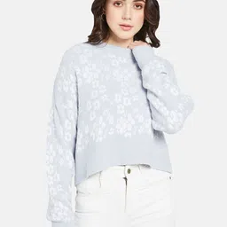 METTLE Floral Printed Round Neck Pullover-picture-15
