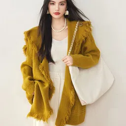 JC Collection Women Ribbed Cardigan-image-61