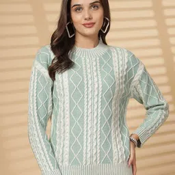 Juelle Women Cable Knit Pullover Sweater-image-31