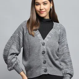 Monte Carlo Women Woollen Cardigan-image-50