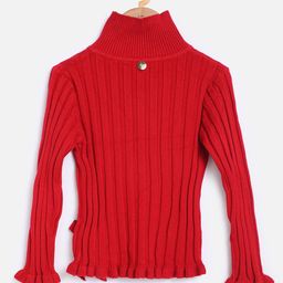 One Friday Girls Striped Pullover-88