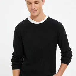 Koton Ribbed Long Sleeves Acrylic Pullover-picture-26