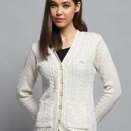 Monte Carlo Women Self Design Woollen Cardigan-image-64