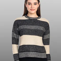 Moda Elementi Colourblocked Pullover-image-68