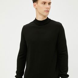 Koton High Neck Acrylic Pullover Sweaters-image-55