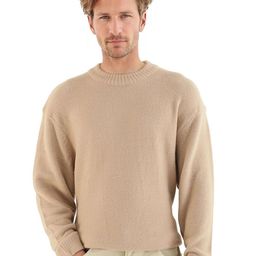 RARE RABBIT Men Zeo-1 Dark Beige Round Neck Pullover-image-43