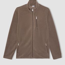DeFacto Mock Collar Zip Detail Front-Open Sweatshirt-picture-4