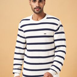 BYFORD by Pantaloons Striped Pullover Sweatshirt-image-59