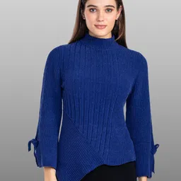 Moda Elementi Self Design Round Neck Pullover-picture-16