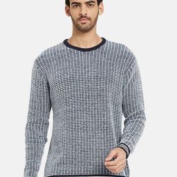METTLE Checked Cotton Pullover-picture-3