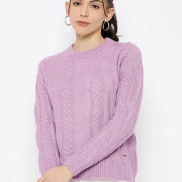 Duke Women Cable Knit Pullover-image-78