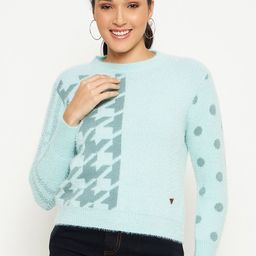 Duke Geometric Printed Pullover Sweater-image-18