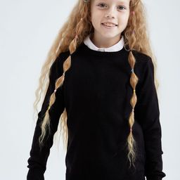 DeFacto Girls Black Pullover-image-74