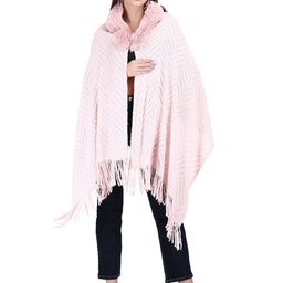 Stole & Yarn Women Longline Poncho-image-2