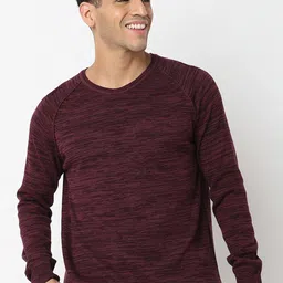 SPYKAR Abstract Self Design Cotton Pullover Sweater-picture-9