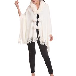 Stole & Yarn Women Longline Poncho-image-44