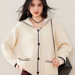 JC Collection Women Cable Knit Cardigan-picture-42
