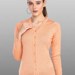 Moda Elementi V-Neck Woollen Cardigan-picture-38