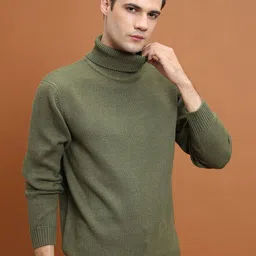 HIGHLANDER Turtle Neck Regular Fit Pullover-image-58