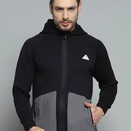 rock.it Men Colourblocked Hooded Pullover-image-50