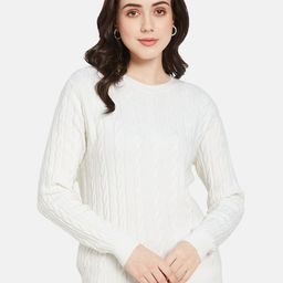 METTLE Cable Knitted Round Neck Pullover Sweater-picture-41
