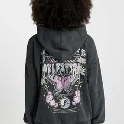 DeFacto Typography Printed Hooded Sweatshirt-43