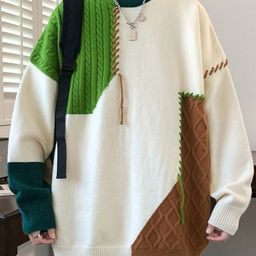 StyleCast Men Colourblocked Pullover Sweater-image-81