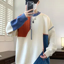 StyleCast Men Colourblocked Pullover-picture-39