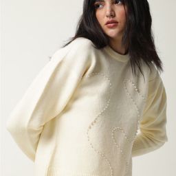 RAREISM Women Off White Acrylic Pullover-image-63