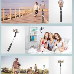 GETGETO Y18s 180 Pro Series Selfie Stick with Tripod & Light Tripod image 5