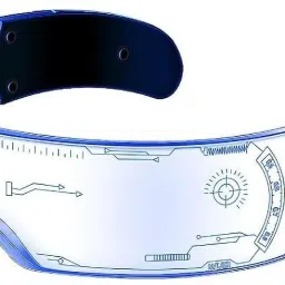 RAVIZAA Led Glasses Light Up Glasses Led Visor Glasses 7 colors and 5 modes-16