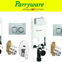 Half Frame Concealed Cistern, with divater body upper Pluto set of 2 pic 264 Dual Flush Tank-image-40