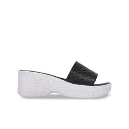 ICONICS Textured Open Toes Wedge Heels image 3