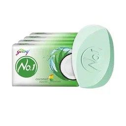 Godrej No.1 Set of 4 Coconut & Neem Bath Soap - 150 g Each-2