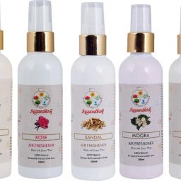 Champa + Chameli + Rose + Sandal + Mogra+ Citrus+ Lemongrass Air Freshener Spray-image-85