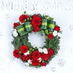 Jolly Christmas Times Floral Wreath-image-40