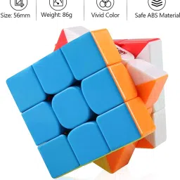 glomantic High Speed Magic Puzzle Cube Game Toy Pack of 1, Multicolor for Kids image 4