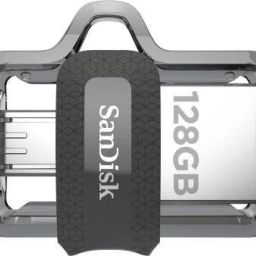 SanDisk SDDD3-128G-I35 128 GB OTG Drive Compatible with Laptop, Mobile, Desktop Computer, Television, Audio Player USB 3.0 Plastic Case-19