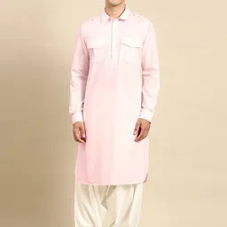 TheEthnic.Co Pure Cotton Straight Kurta with Trousers-image-85